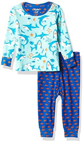 Conjunto de pijama de manga comprida de algodão orgânica de Hatley Beable meninos