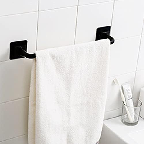 Zerodeko sem traço Pasta Toalha Bar, barra de toalha de plástico Moderno toalha única Rack sem perfuração Toalheiro de toalheiro auto -adesivo Rack de toalha para a porta da cozinha do banheiro