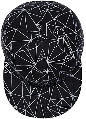 Quanhaigou galaxy snapback chapéu para homens mulheres, estilo de hip hop colorido chapéus lisos lisos adolescentes boné de beisebol