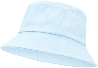 Century Star Balde Chapéus para Mulheres Menino Proteção Sol Pesca Verão Chapéus de Codpo de Cotton Cotton Pacable