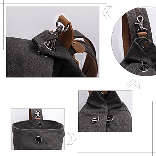Bolsa de estilingue de lona - mochila casual de mochila de mochila crossbody