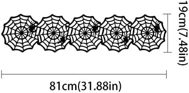 Halloween decoração de decoração de tapete placemat titular de halloween decoração de parede de parede de miçangas guirlanda