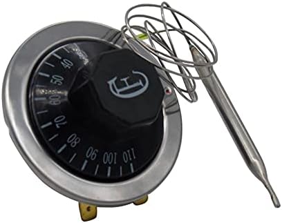 Makee 1 nc 30-110 ℃ Termostato AC220V 16A Sensor de interruptor de controle de temperatura do discagem