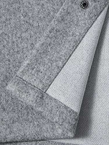 XinBalove Men for Jackets Men Button Front Flap Pocket Overcoat