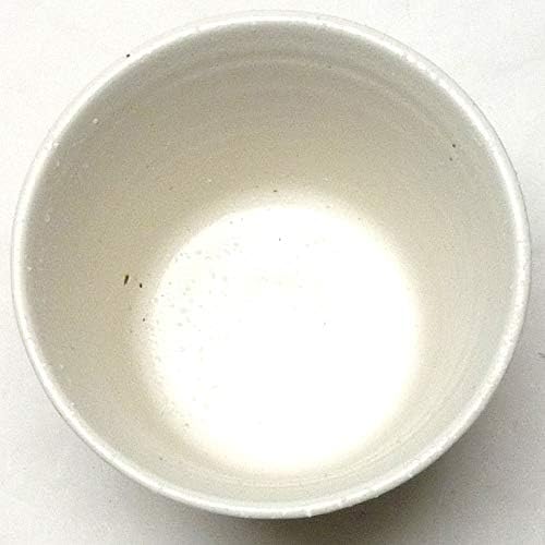 Conjunto de 3 xícara de saquê, copo casual branco, pequeno, 3,7 x 3,1 polegadas, 9,5 fl oz, restaurante, pousada, mesa japonesa, restaurante,