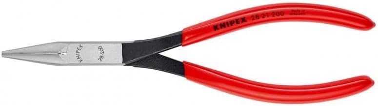 Knipex 28 21 200 alcance de agulha de longa alcance com mandíbulas meia-rodada