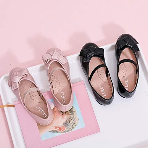 DiUfon Sapatos de bebê de outono de outono Sapatos de princesa confortáveis ​​crianças lisos macios e macios rasos de sapatos simples moda moda casual elástico sapatos
