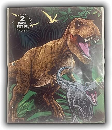 Pacote Jurassic World Pastas-Conjunto de duas pastas de portfólio de 2 buracos de 2 bolsos