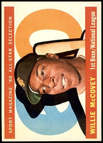 1960 Topps 554 All-Star Willie McCovey San Francisco Giants Ex/Mt Giants