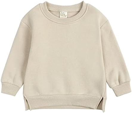 Ano Novo Pullover Fleece Sweetshirt Solid Solid Plus Babies Color Top Coat Girls Tops
