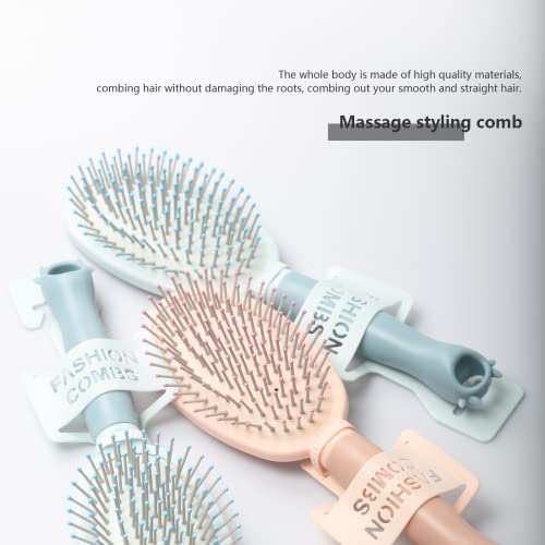 Escova de destranjo de cabelo molhado para mulheres: escova de shampoo, escova de cabelo encaracolada, escova de