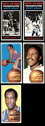 1970-71 TOPPS LOS ANGELES LAKERS EQUIPETO DE LOS ANGELES LAKERS EX+ Lakers
