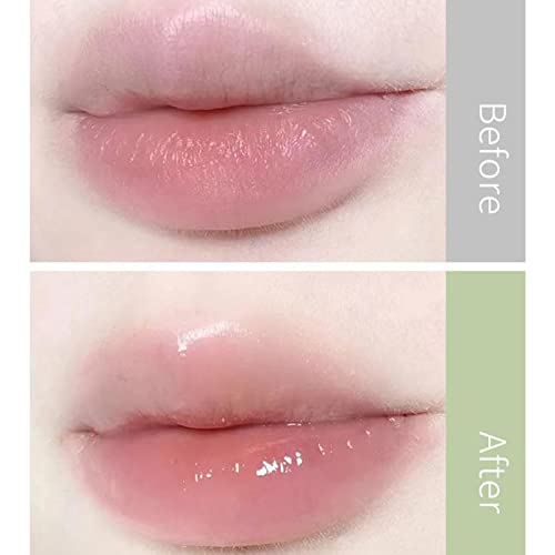 Gloss Lip for Girls 1012 Combinação de óleo de lábios reais 2 Pacote de pacote DIA E NOITE BALM MUSTO Hidrata Lip Lip Care