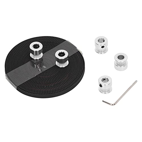 Polia da correia de tempo GT2, roda síncrona 5pcs 20t para torno CNC