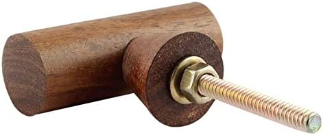IndianShelf 12 peças botões de porta para armários | Botões Gilli Cheat of Gaveer | Cleax de cômoda exclusiva marrom | Botões e puxa madeira | Gabinete antigo puxados | Botões de crianças