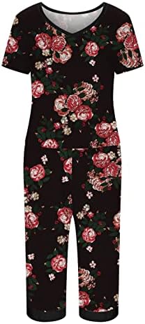 Roupas y2k algodão impressão gráfica Floral calça Conjunto para meninas Fall Summer Pant Set Mh Mh
