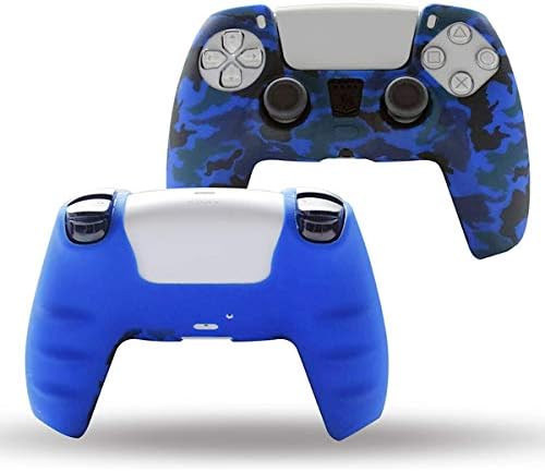 SEFUNII 2 PACK SILICONE SKINS SKINS CAMO ANTI-LIVRA CASA DE CASA DE CAPA DE CASA DE CASA DE PLAYSTATION 5 /PS5 CONTROLADOR