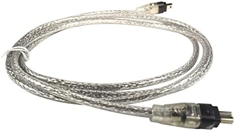 HQRP IEEE 1394 4pin a 4pin Cabo/cordão compatível com Panasonic PV-DV952 PV-GS100 PV-GS12 PV-GS120