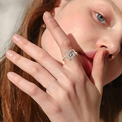 Anéis para mulheres 2023 Presentes de aniversário European Sparrow Epoxy Bird Fashion Ring e Wren Jewelry American