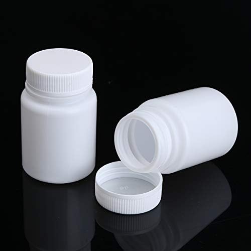 Yizyif 10pcs vazios plásticos garrafas de pó sólido medicamento frascos de pílula cápsula cofrige do suporte do comprimido de comprimido