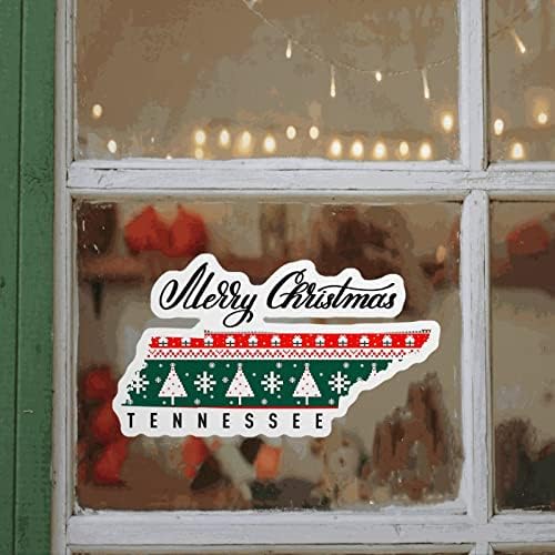 Tennessee Janela Adesivo Tennessee Estados Us Map Map Starters de parede PVC DIY DIY Decalques de parede de Natal Tennessee Decalque dos Estados