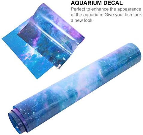 IPETBOOM 3pcs decalques de tanque decalques decorativos de papel decalque decalque decalque decoração decorações adesivas externas vidas papel de parede imagens de poster decoração de decoração de quarto peixe de quarto