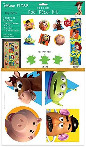 Eureka Disney Pixar The Incríveis Kit de pôsteres de porta de decoração de sala de aula, 33pcs, 45 '' h