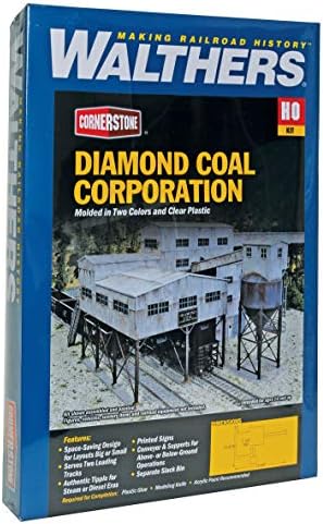 Walthers Cornerstone Ho Modelo Diamond Coal Corporation, 49,2 por 33,4 por 19cm