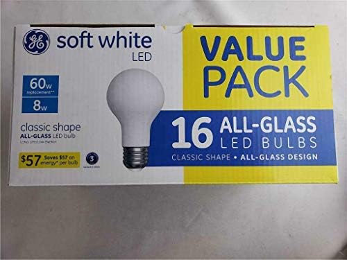 LED branco macio All lâmpadas de vidro 760 lúmen Valor pacote Classic Shape 33721 16 pacote