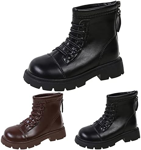 Inverno infantil botas meninos e meninas sapatos de tornozelo