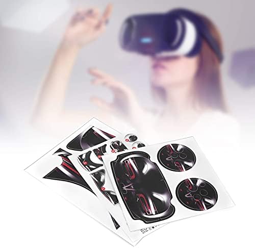 Adesivos de proteção contra fone de ouvido do controlador VR, conjunto de tampa de pele de PVC, fone de ouvido VR e adesivo