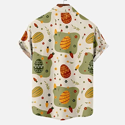 Camiseta de páscoa camisetas para homens ovos de coelho Cenouras camisetas gráficas de manga curta