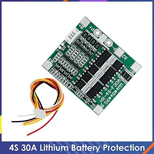 ZYM119 4S 30A 14,8V Lithium 18650 Battery BMS Packs PCB Protection Board Balanço Integrado Circuits 48x56mm Placa de circuito eletrônico