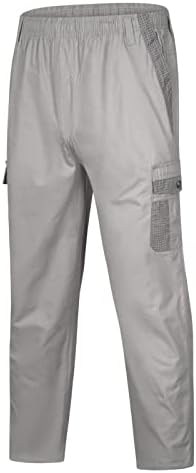 Men calça de moletom com calça de calça de corda de corda de coragem de cor sólida esportes soltos de esportes de bolso masculino, calças