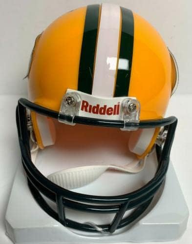 John Jefferson assinou Green Bay Packers Mini -Helmet PSA 3A43208 - Mini capacetes da NFL autografados