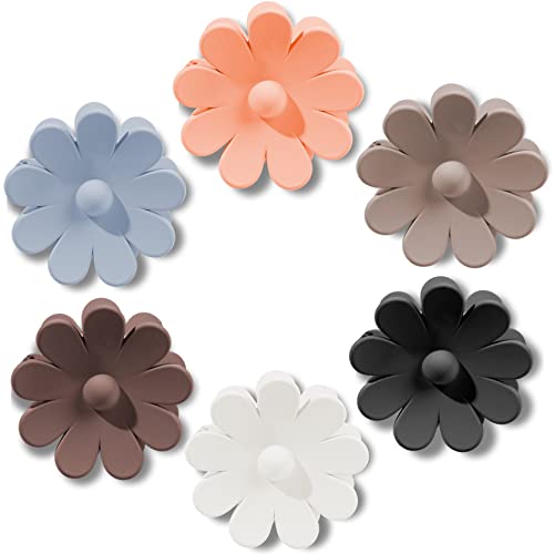 CLIPES DE GARRA DE CABELO DE 6 PACO, CLIPES DE CABELO DE FLOR DE 2,8 POLÃO FLIPAS NONSLIP GRANÇAS GRANDES JAW PARA MULHERES MENINAS MENINAS CABELOS CONFORMOS ERRO