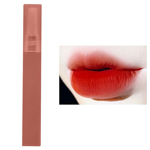 Lips Remover Yarn Mist Velvet Lip Glaze Lipstick Velvet Fácil de colorir Longo Lip Lip Lip, dew não é fácil de desaparecer à prova d'água e durável 3ml Ultra Sheen