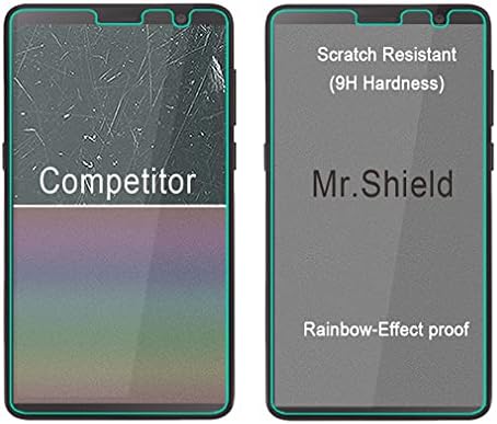 Mr.Shield [3-Pack] projetado para tracfone alcatel tcl a3 / tcl a30 [vidro temperado] [vidro Japão com dureza 9h] Protetor de tela