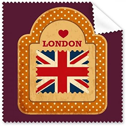 Point UK London Stamp Union Jack Cleaning Ploth Tela Cleaner 5pcs
