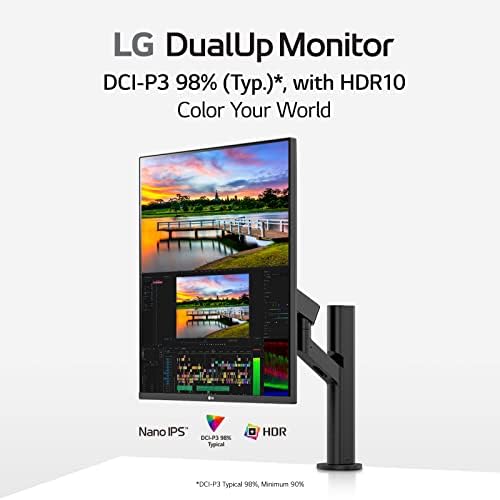 LG 28 SDQHD 16:18 DualUp Monitor com USB tipo C