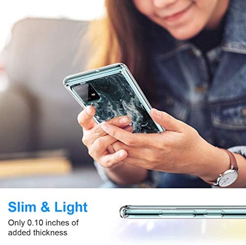 Compatível com Samsung Galaxy A52 5G Caso limpo Slim Silicone Galaxy A52 5G CASE CASE MÁRIL TPU A52 5G Tampa traseira de