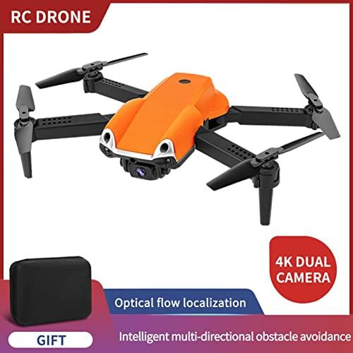 GOOLRC Mini Drone com câmera para crianças e adultos, 4K HD Dual Camera FPV Drone, RC Quadcopter com movimentos 3D, evitação de obstáculos, vôo de trajetória, modo sem cabeça, controle de gestos e bolsa