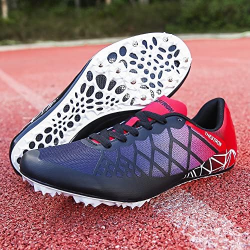 THESTron Professional Spikes Track & Field Shoes para homens mulheres crianças respiráveis ​​corridas Sprint Running