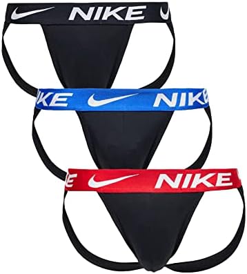 Nike Men's Dri-Fit Essential Micro Jock Strap 3 pacote
