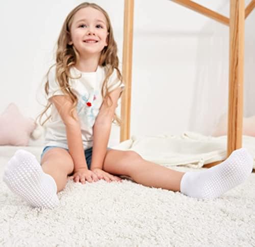 Zaples bebê não deslize meias de tornozelo com solas não derrapagem para bebês crianças crianças meninas meninas meninas