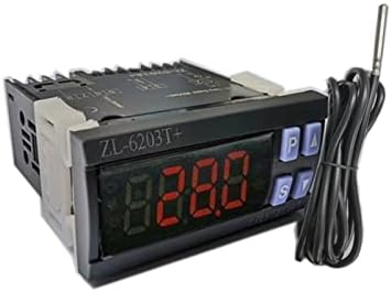 AGOUNOD ZL-6203T+ 30A Timer de relé de saída ON e OFF Controlador de temperatura Termostato Seleção de sensores opcionais