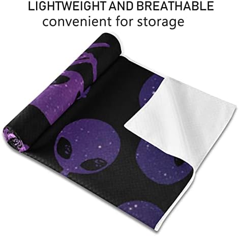 Aunhenstern Yoga Blanket Muffin-Alien-Galaxy Yoga Towel Yoga Mat Toalha