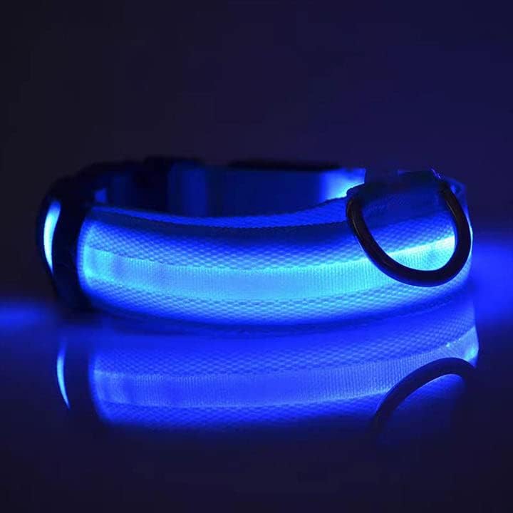 Colar de cachorro LED piscando do SpotDog em um brilho recarregável USB resistente à água de tamanho pequeno/ médio/ grande para