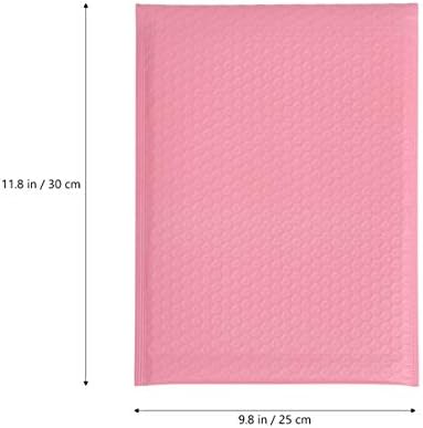 Jojofuny 50pcs Pink Poly Bubble -Mailing Bag Practical Bubble Storage Bag Self Seal Choftelet Express Deliver