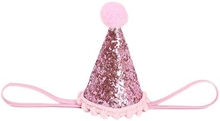 Glitter Crown Baby Party Hat Kid Head Band para Recém -nascido Festa de Aniversário Chá de bebê